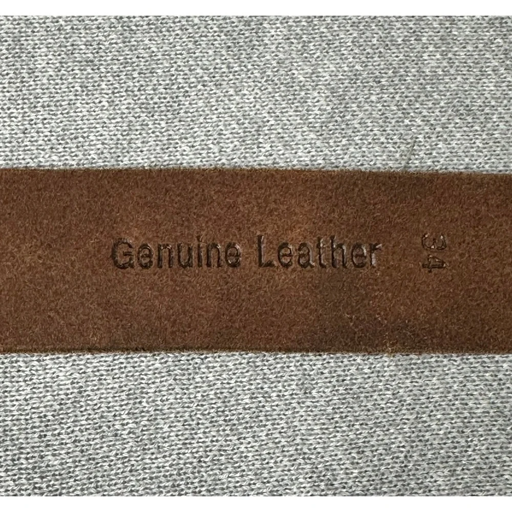 New Timberland Leather Belt Men's 34W Brown